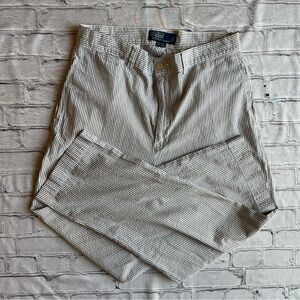 Polo by Ralph Lauren The Philip Pant Seersucker Mens 32x30 RN#41381 Stripe pants